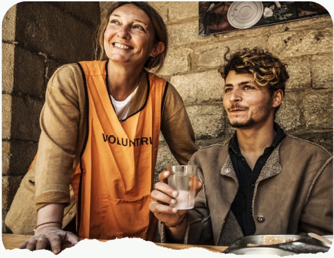 Voluntarios de la Fundació Ferrer